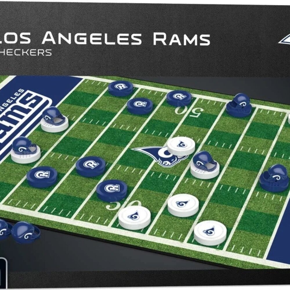 Los Angeles Rams NFL MasterPieces Checkers Game Set Football Official SEALED